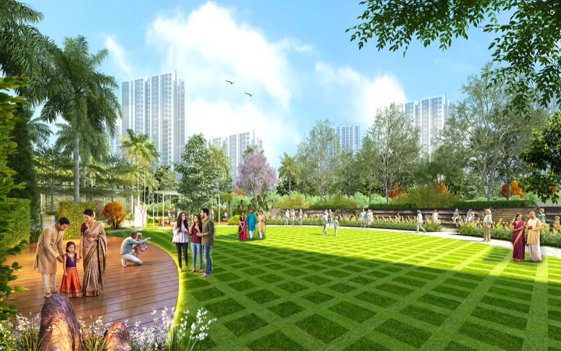 Open-air amphitheatre at Myhna Vistara Gunjur Bengaluru