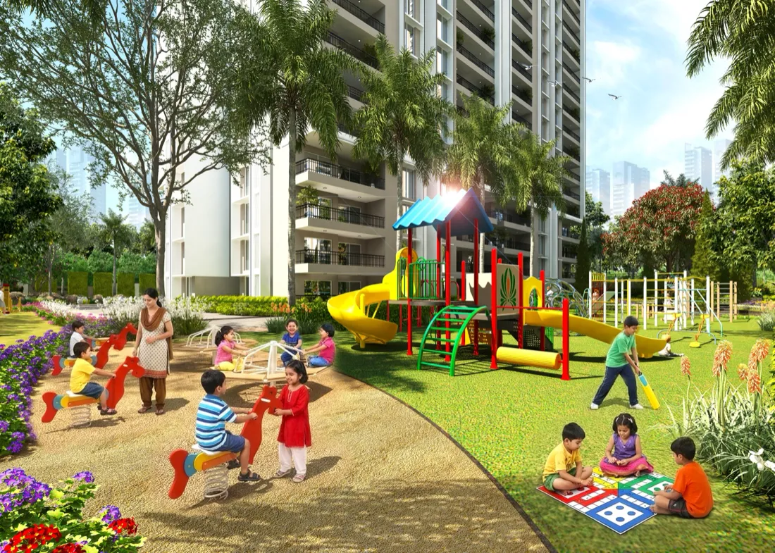 Children's play area at Myhna Vistara Gunjur Bengaluru