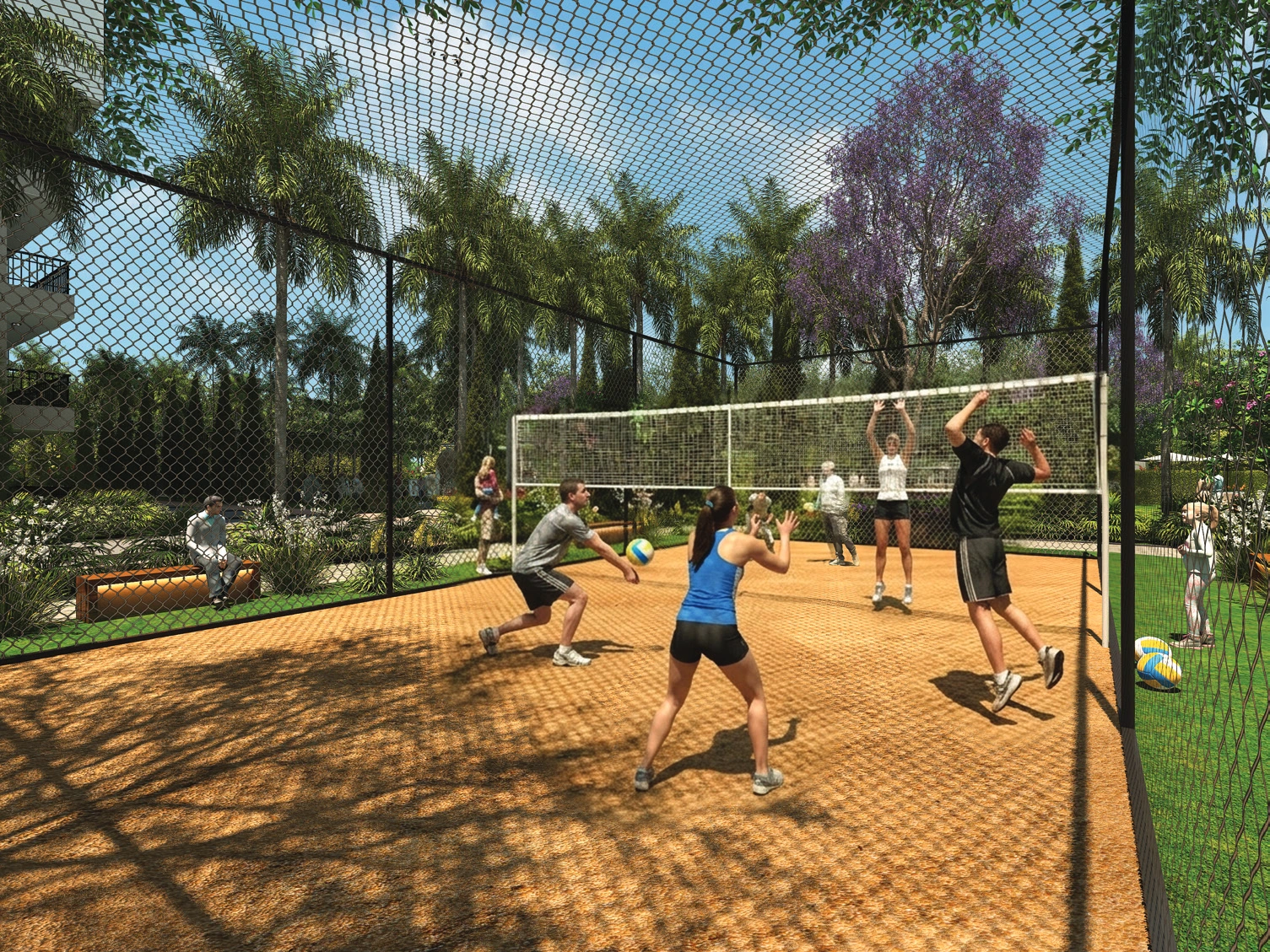 Badminton sports court Myhna Vistara Gunjur
