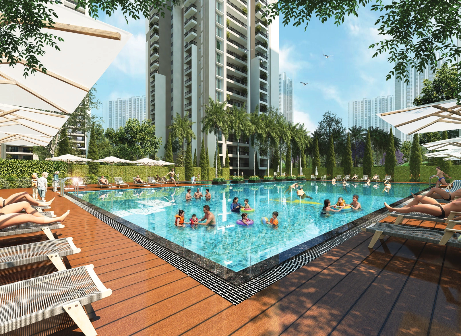 Swimming pool Myhna Vistara Gunjur Bengaluru