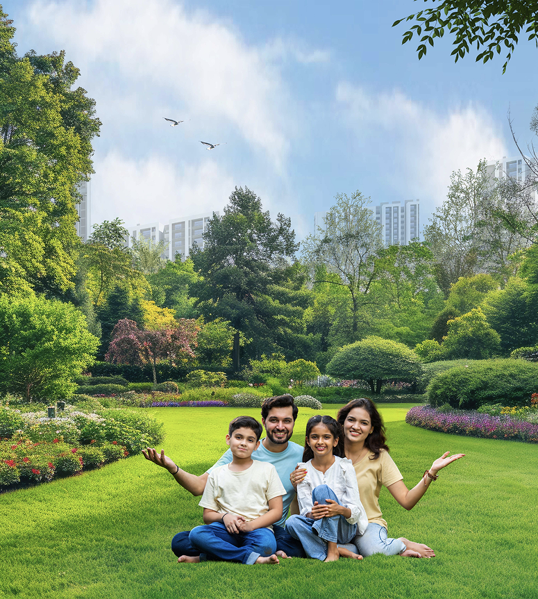 Family at Myhna Vistara Gunjur — Unbounded Living